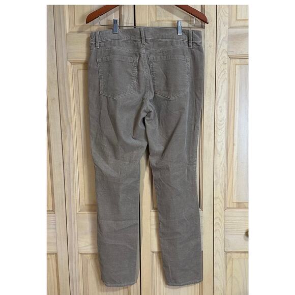 Ann Taylor LOFT Modern Skinny Tan Khaki Corduroy Pants Sz 8 - Picture 3 of 7